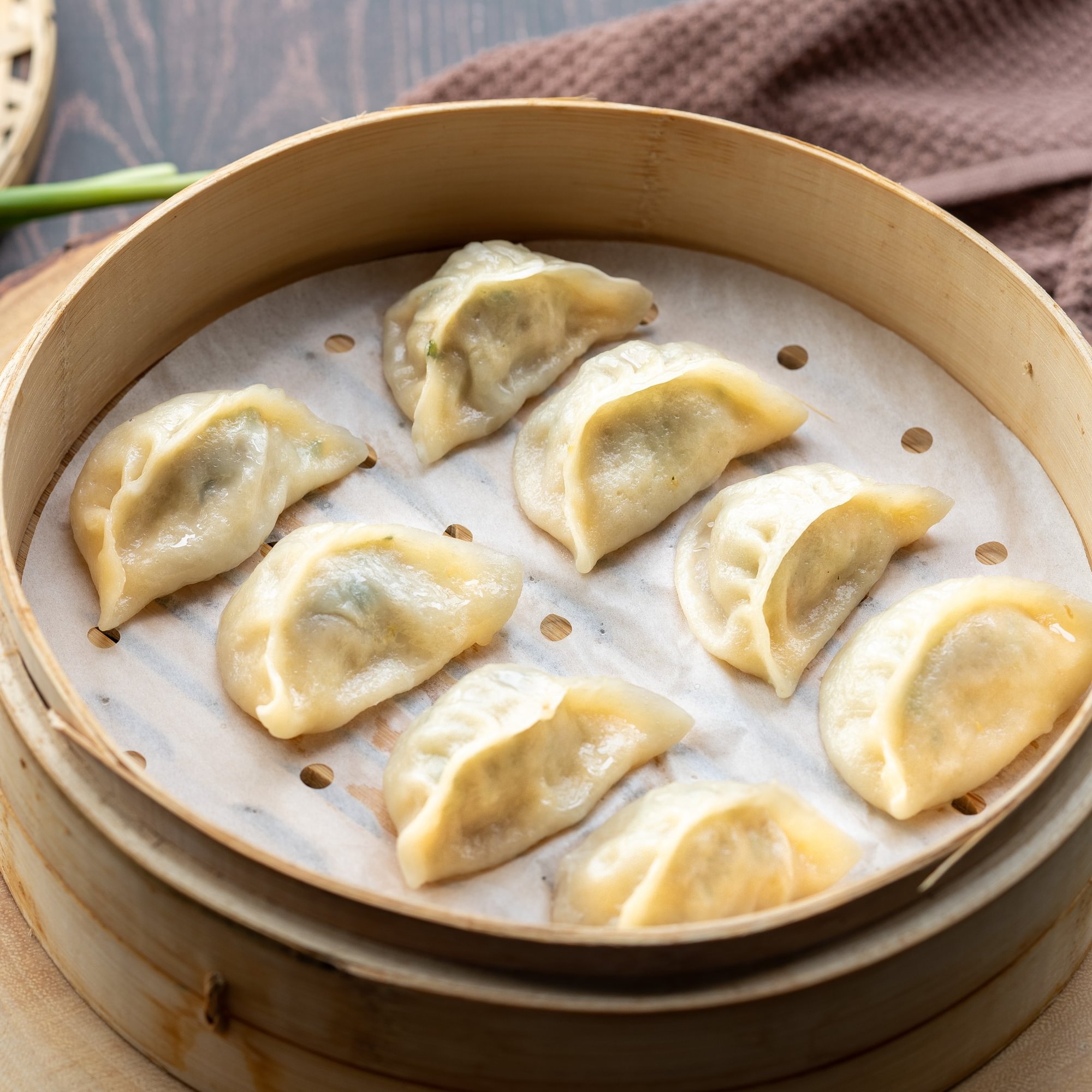 Steamed Pork & Napa Cabbage Dumplings