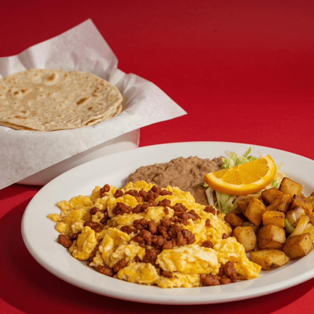 Huevos con Chorizo