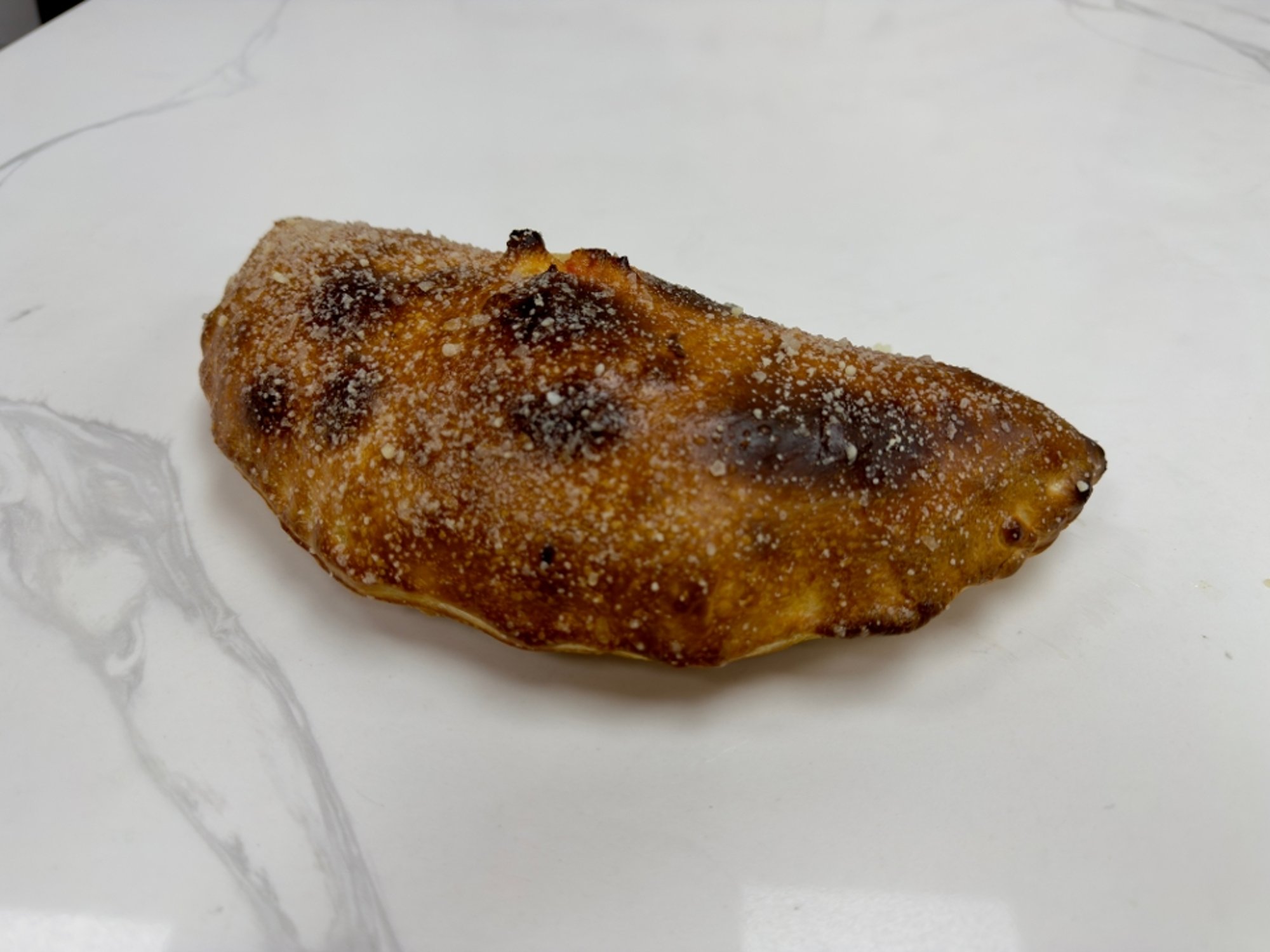Calzone With Cheese and Sauce