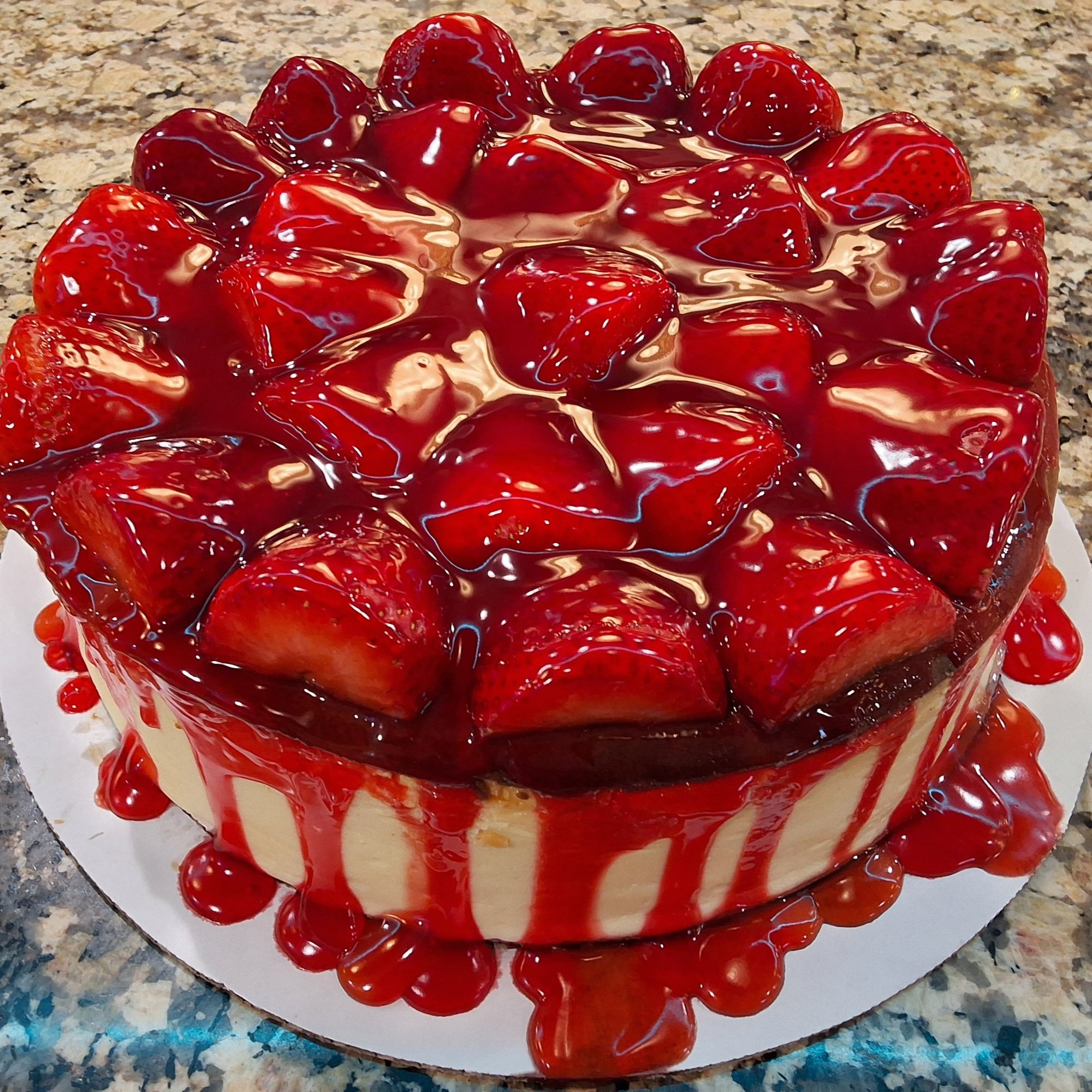 Whole Cheesecake with Fruit