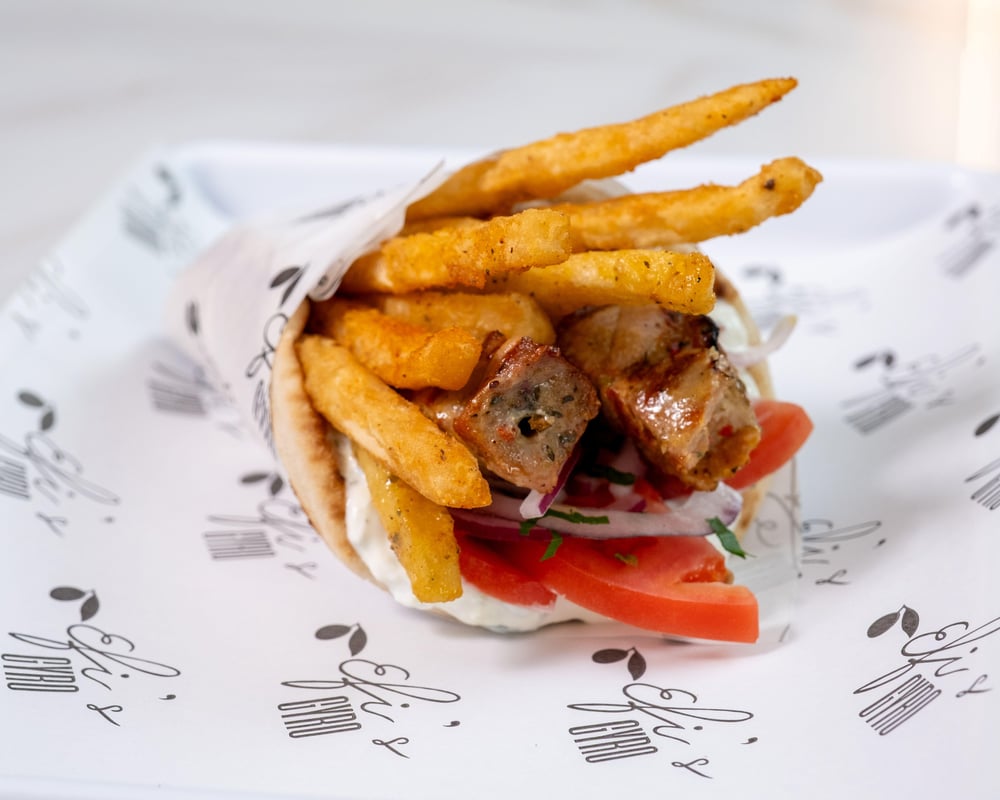 Pork Souvlaki Gyro