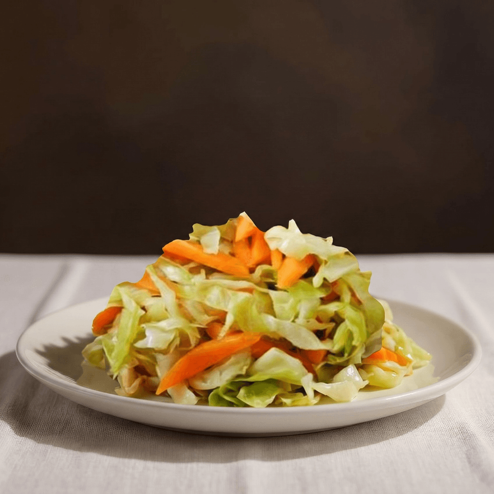 Caribbean Veggie Steamed Cabbage