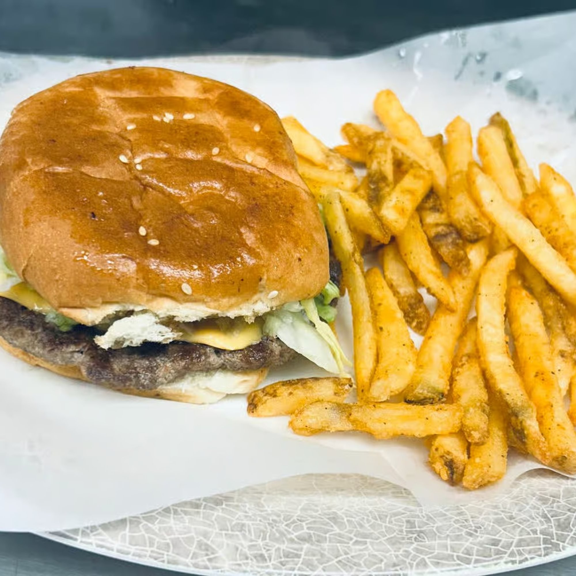 Hamburguesa con Papas