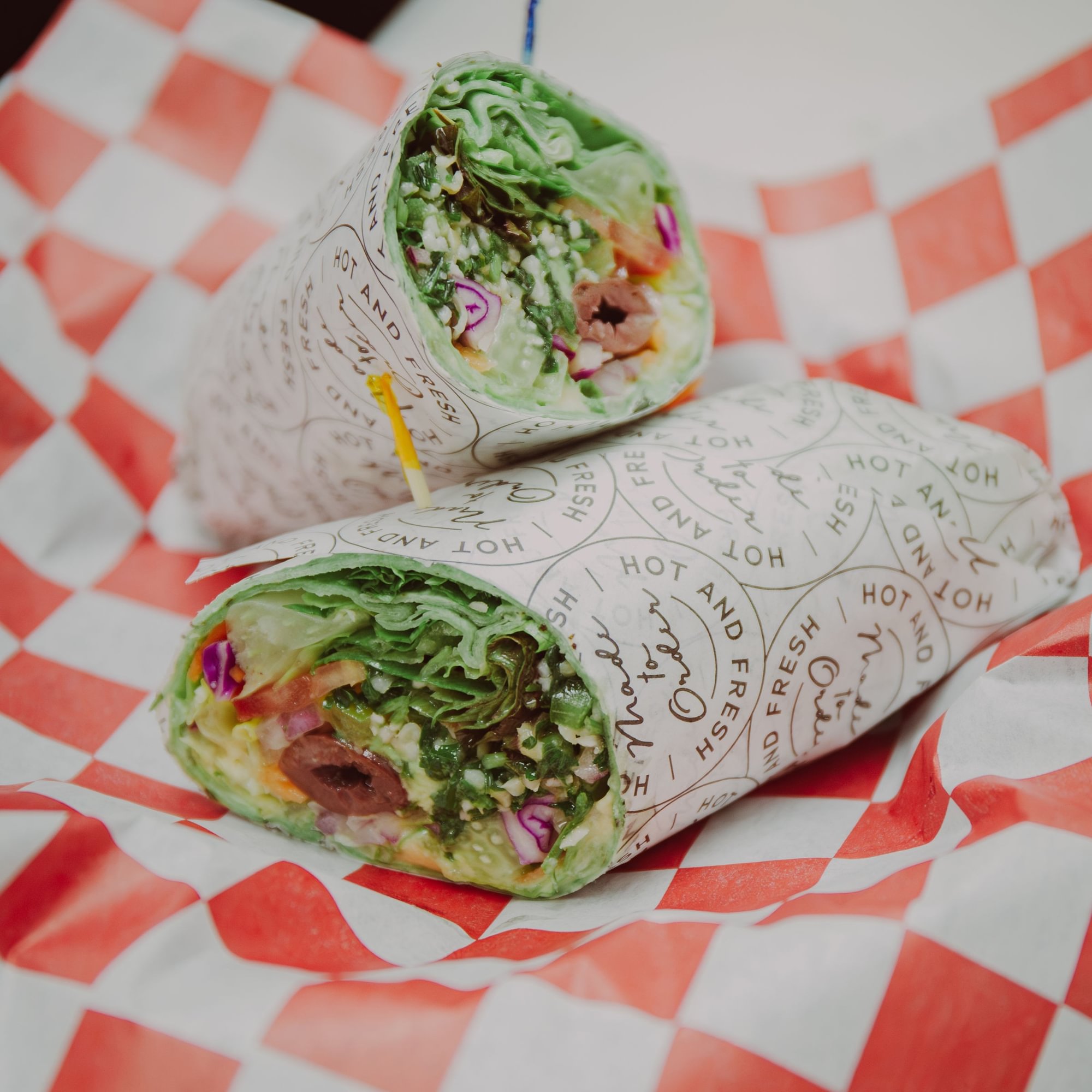 Mediterranean Vegan Wrap