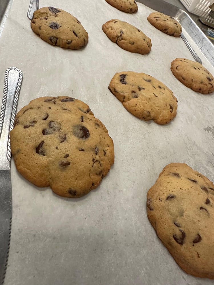 Triple Chocolate Chip Cookies