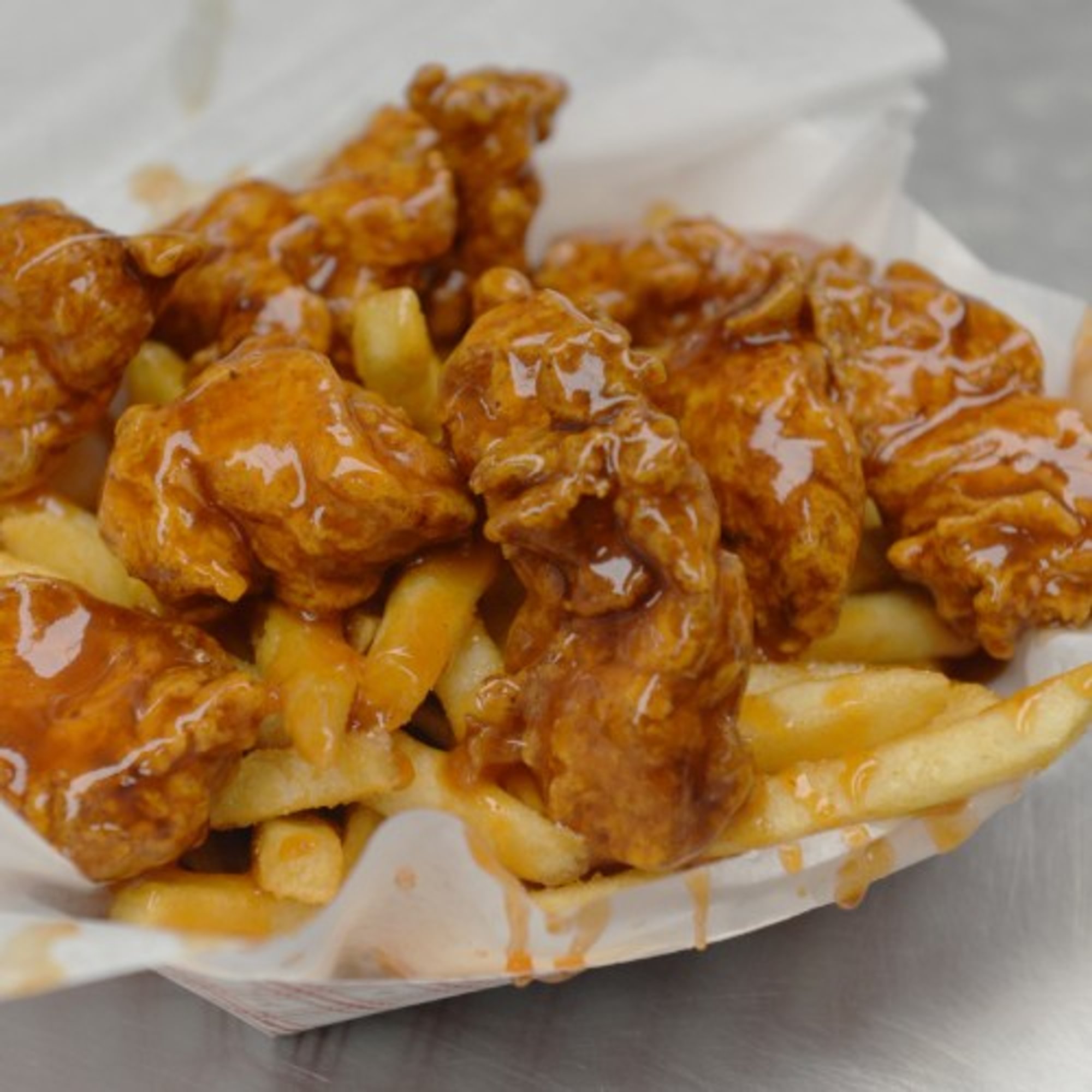 25 Pcs Boneless Wings with Fries