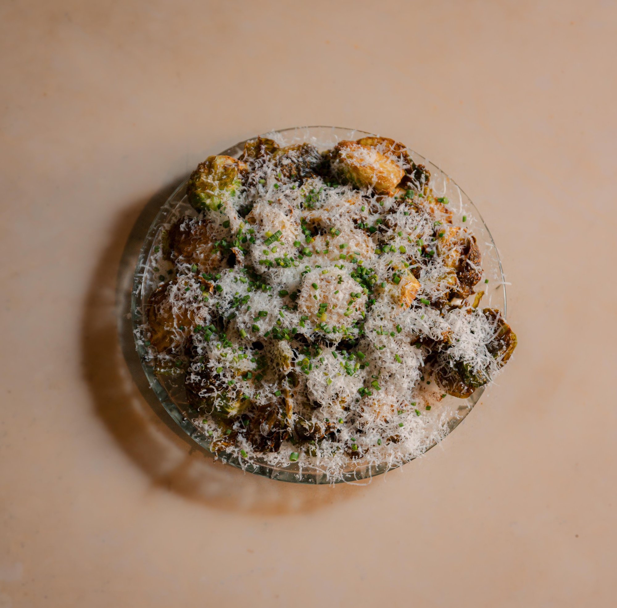 Brussel Sprouts with Bacon Ranch