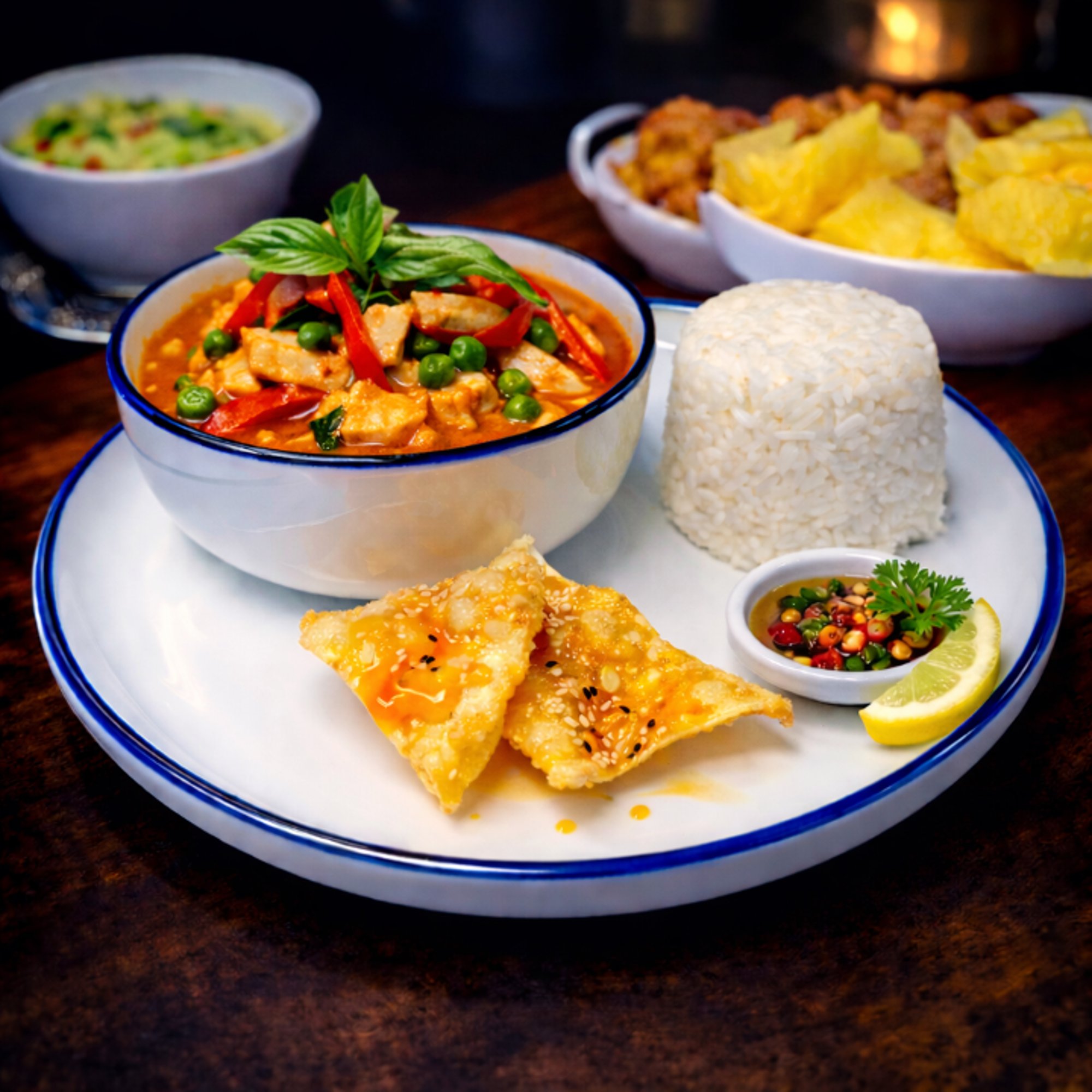 L-Pa Nang Curry + Rice