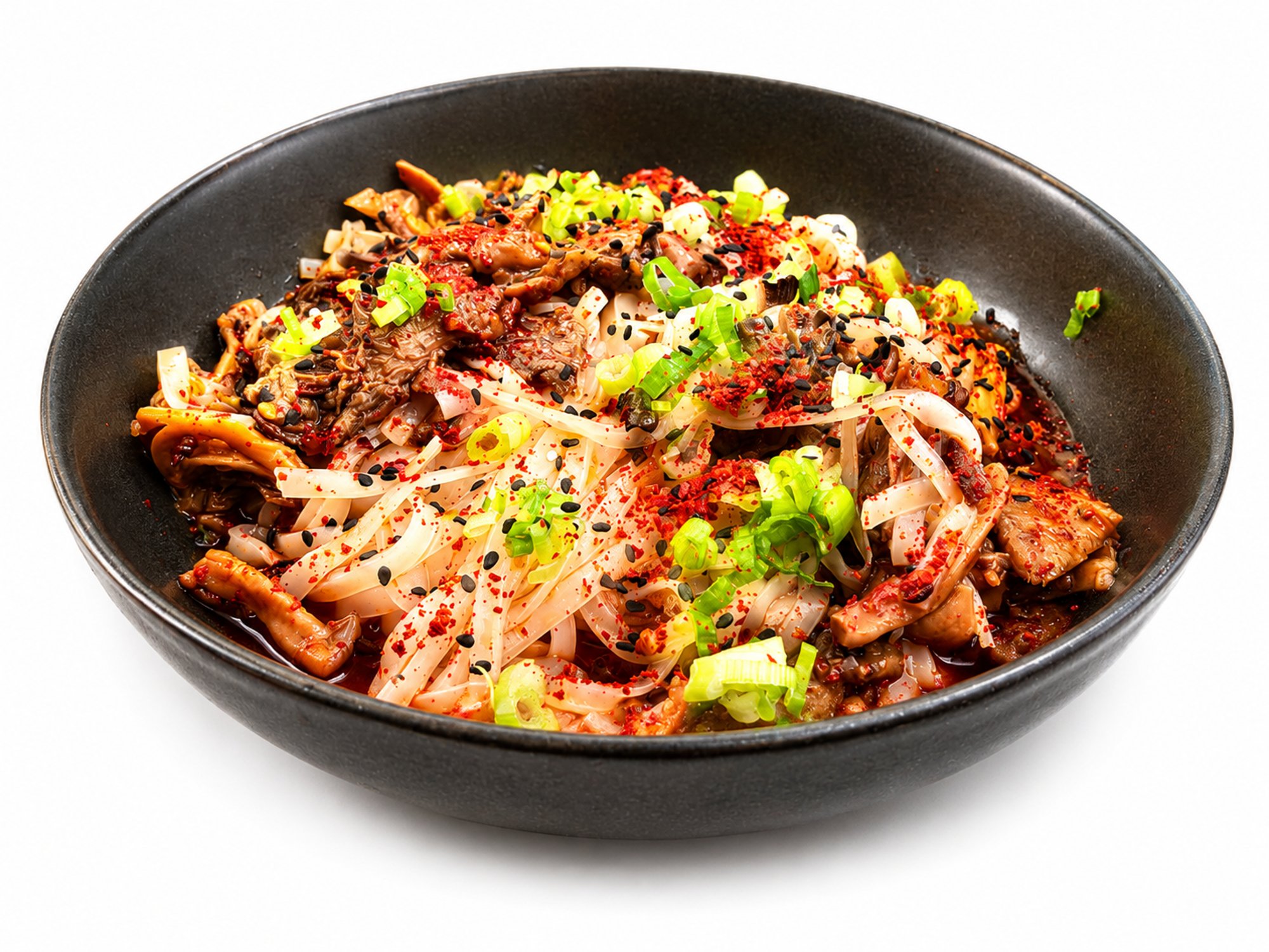 Chili Crisp Mushroom Noodles