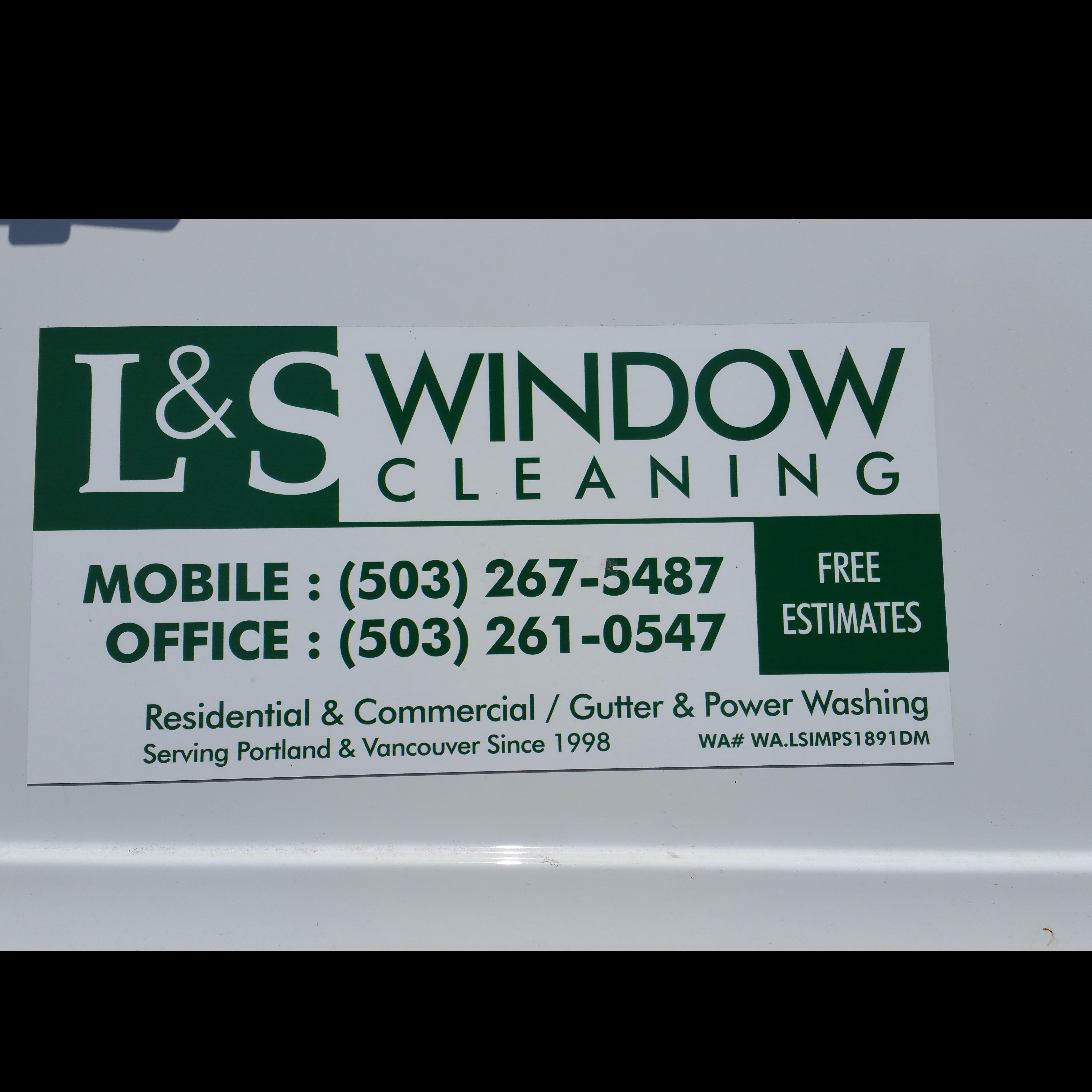 L &amp; S Window Cleaning Logo