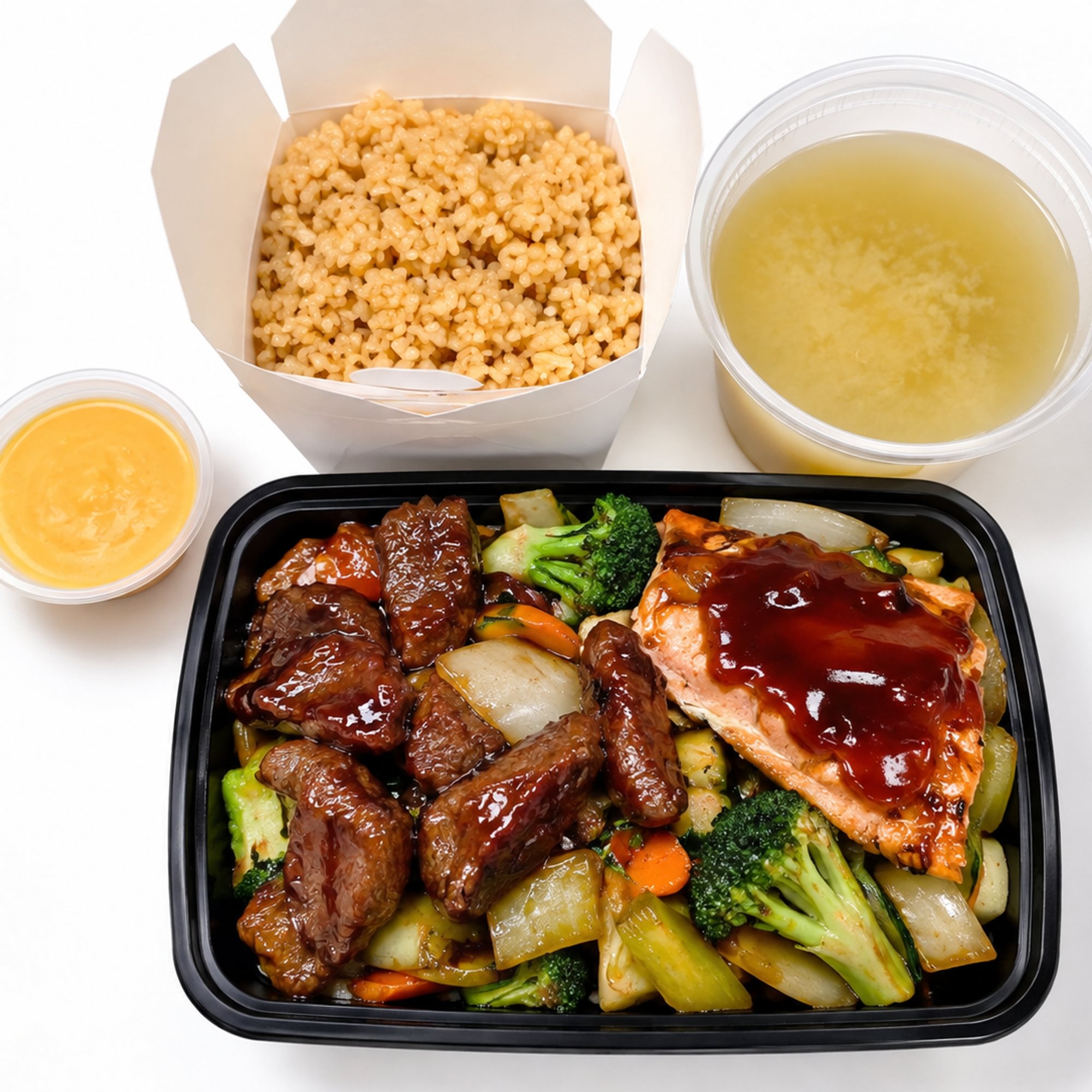 45. Steak & Salmon Hibachi