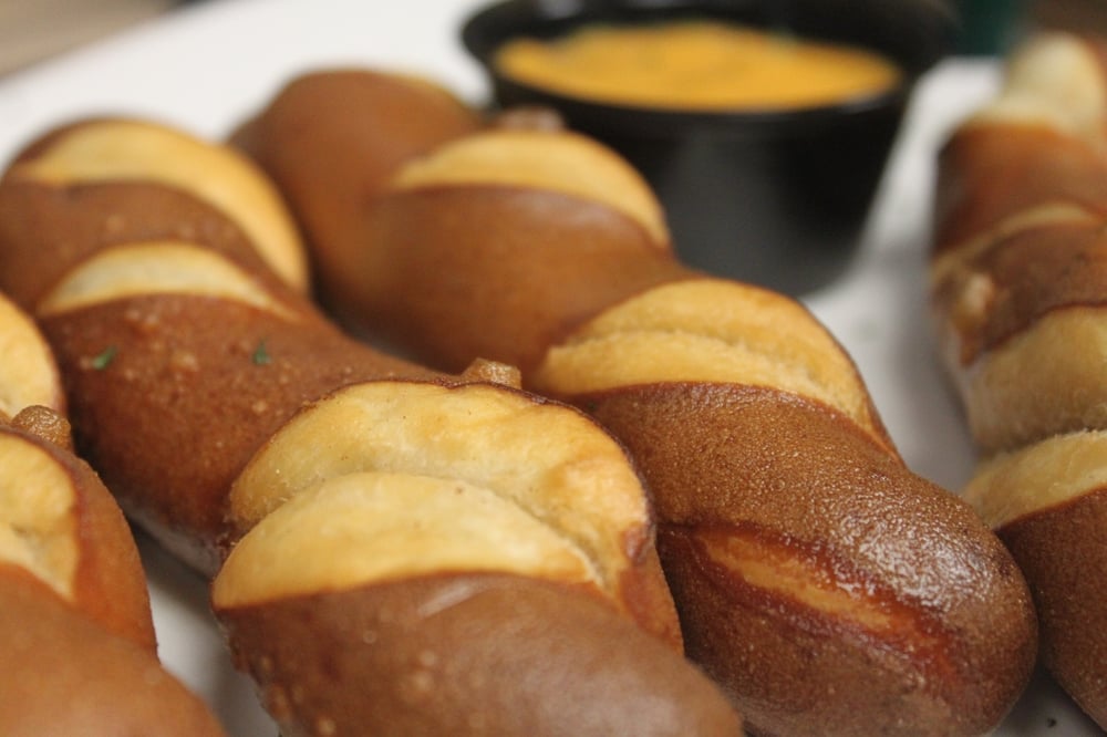 Pretzel Bites with Beer Cheese