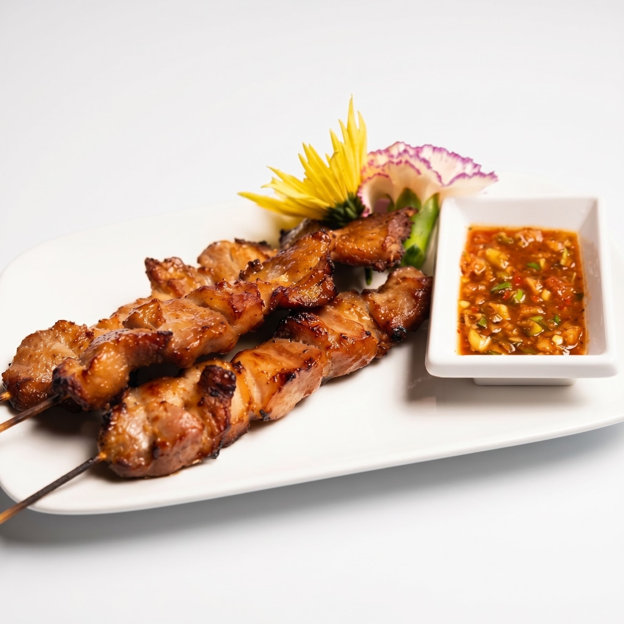 Moo Ping Pork Skewers