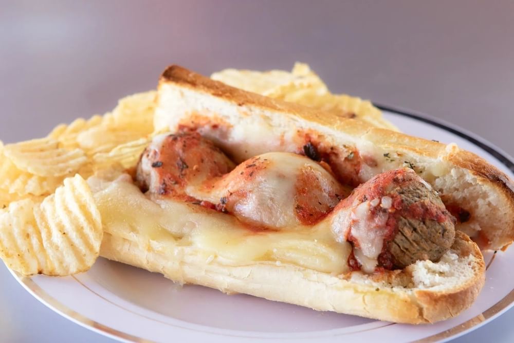 Meat Parmesan Sandwich