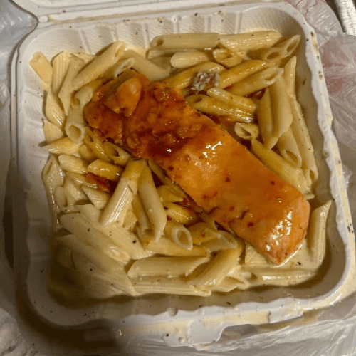 Sweet Chilli Salmon Pasta