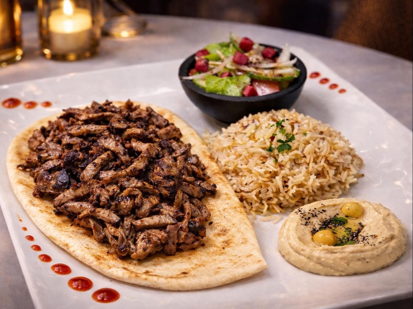 Beef Shawarma Plate
