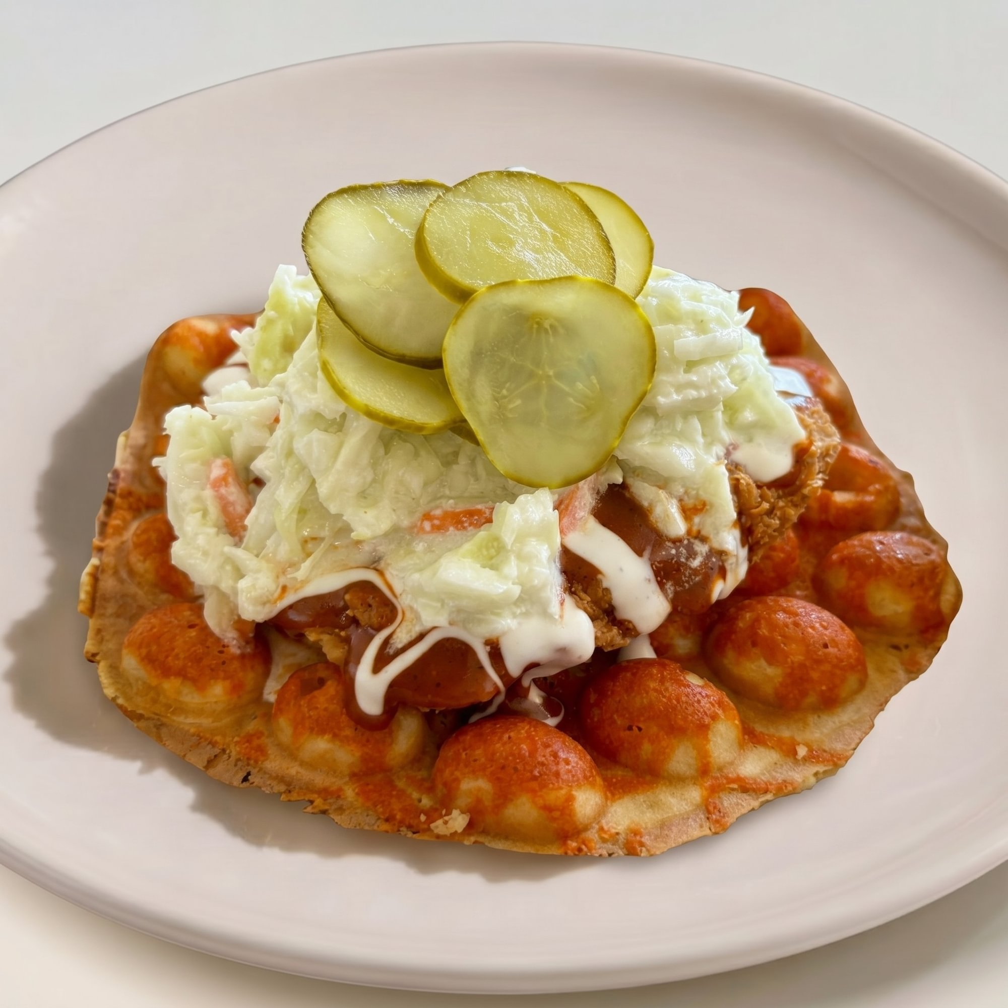Nashville Hot Chicken Stack Waffle
