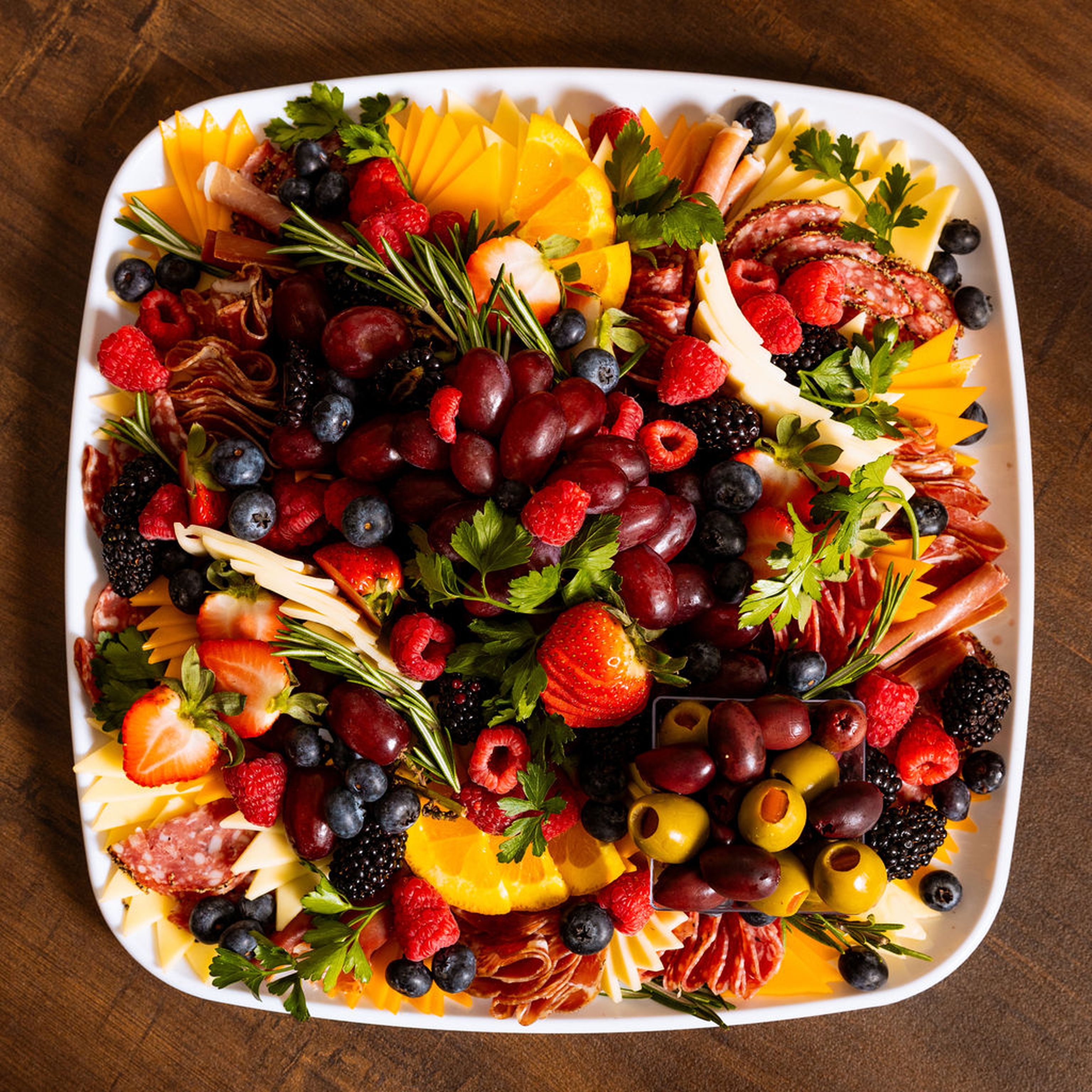 Cheese & Fruit Display