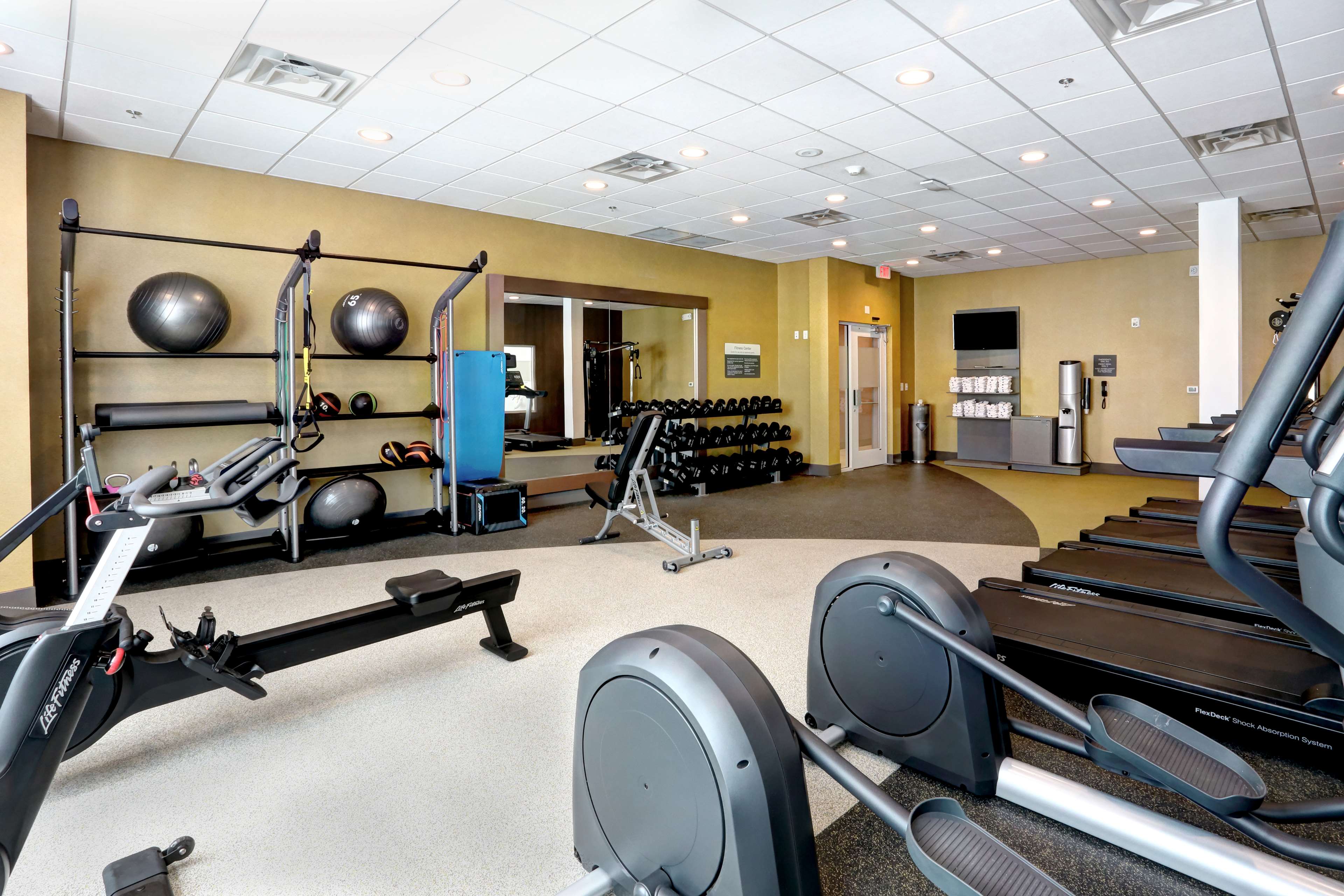 Health club  fitness center  gym