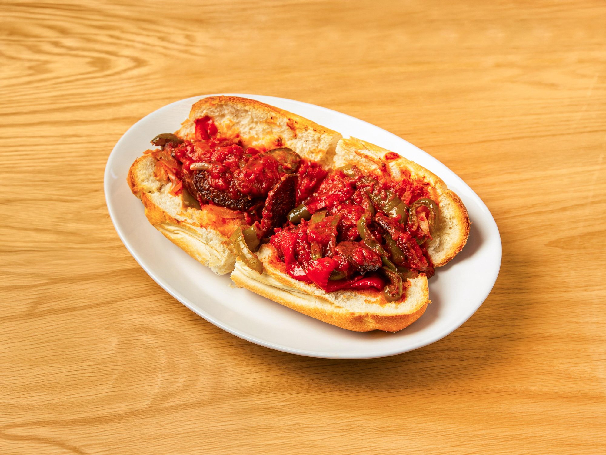 Sausage and Peppers Hero