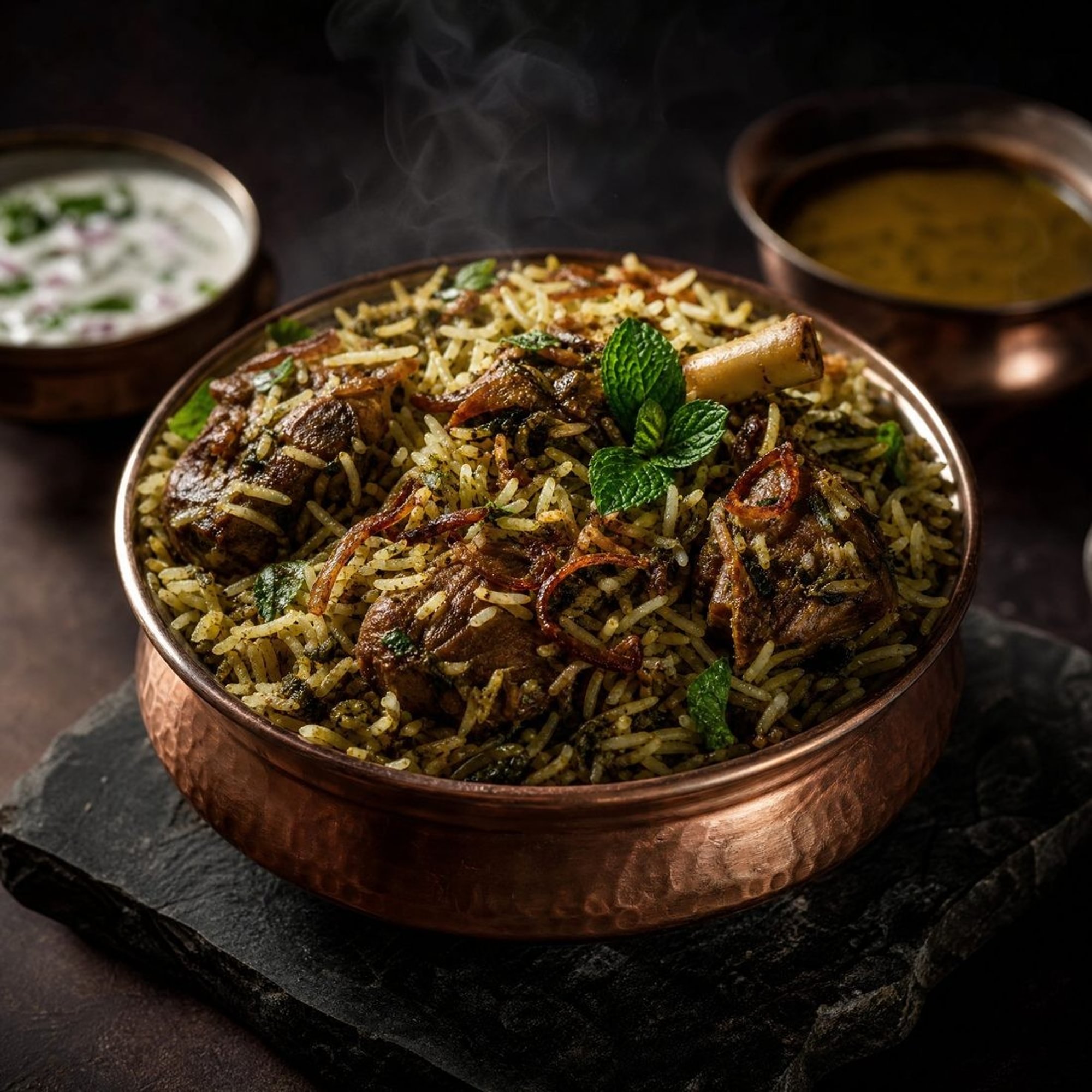 Gongura Goat Biryani