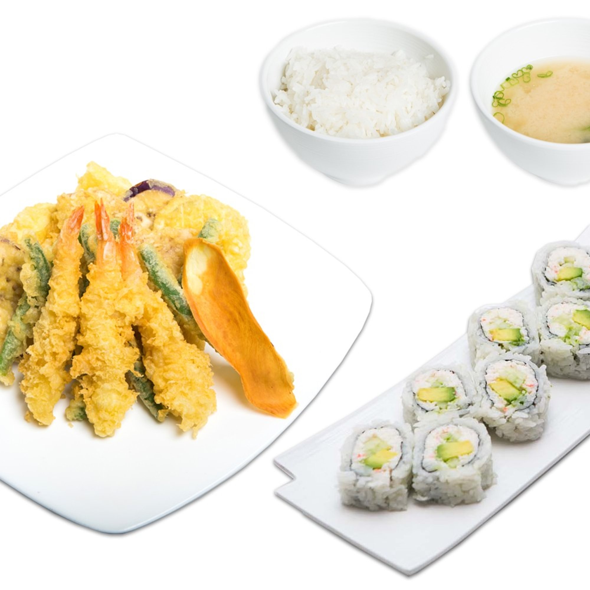 Tempura Entree & CA Roll