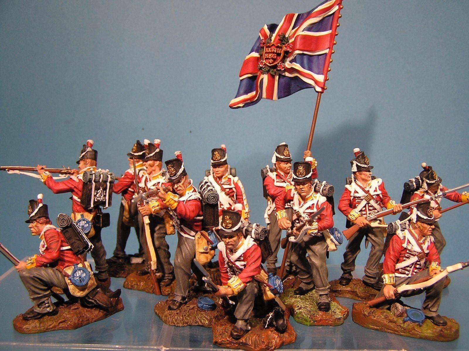 Napoleonic British 28th Regiment at Waterloo