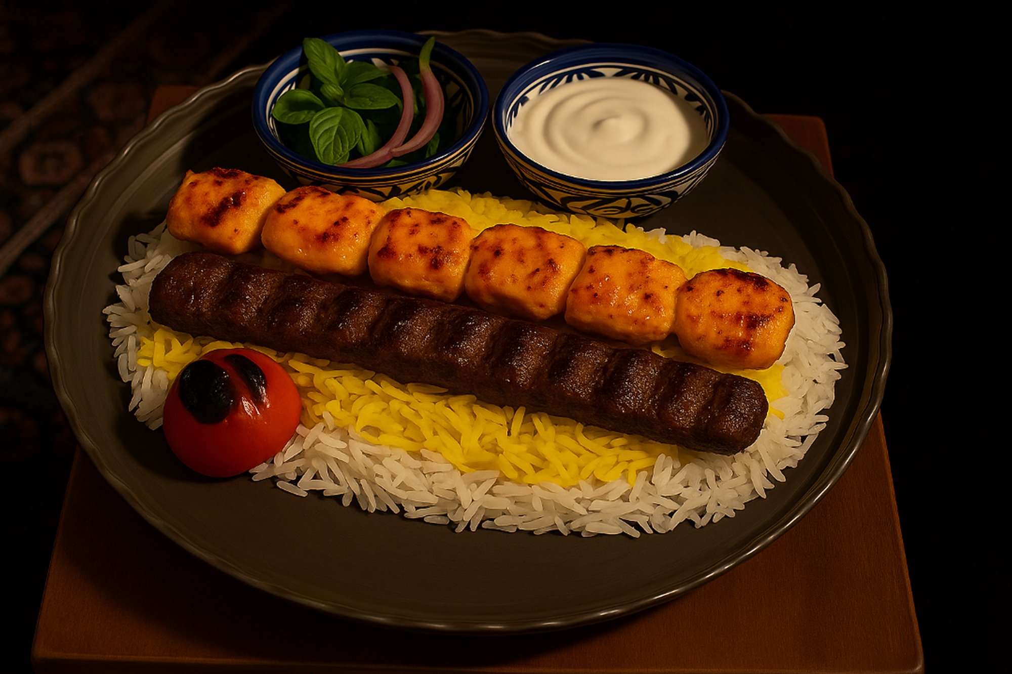 Chicken & Kobideh