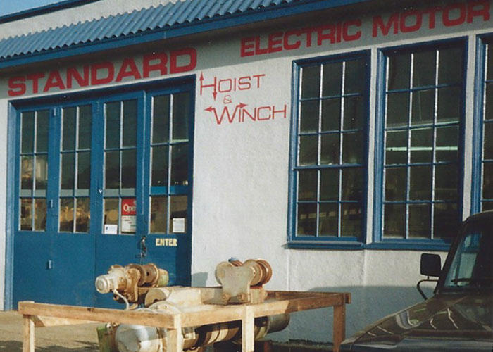 Standard Hoist & Winch Standard Electric Motor Service Photo