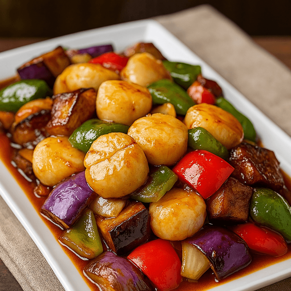 Eggplant with thai basil