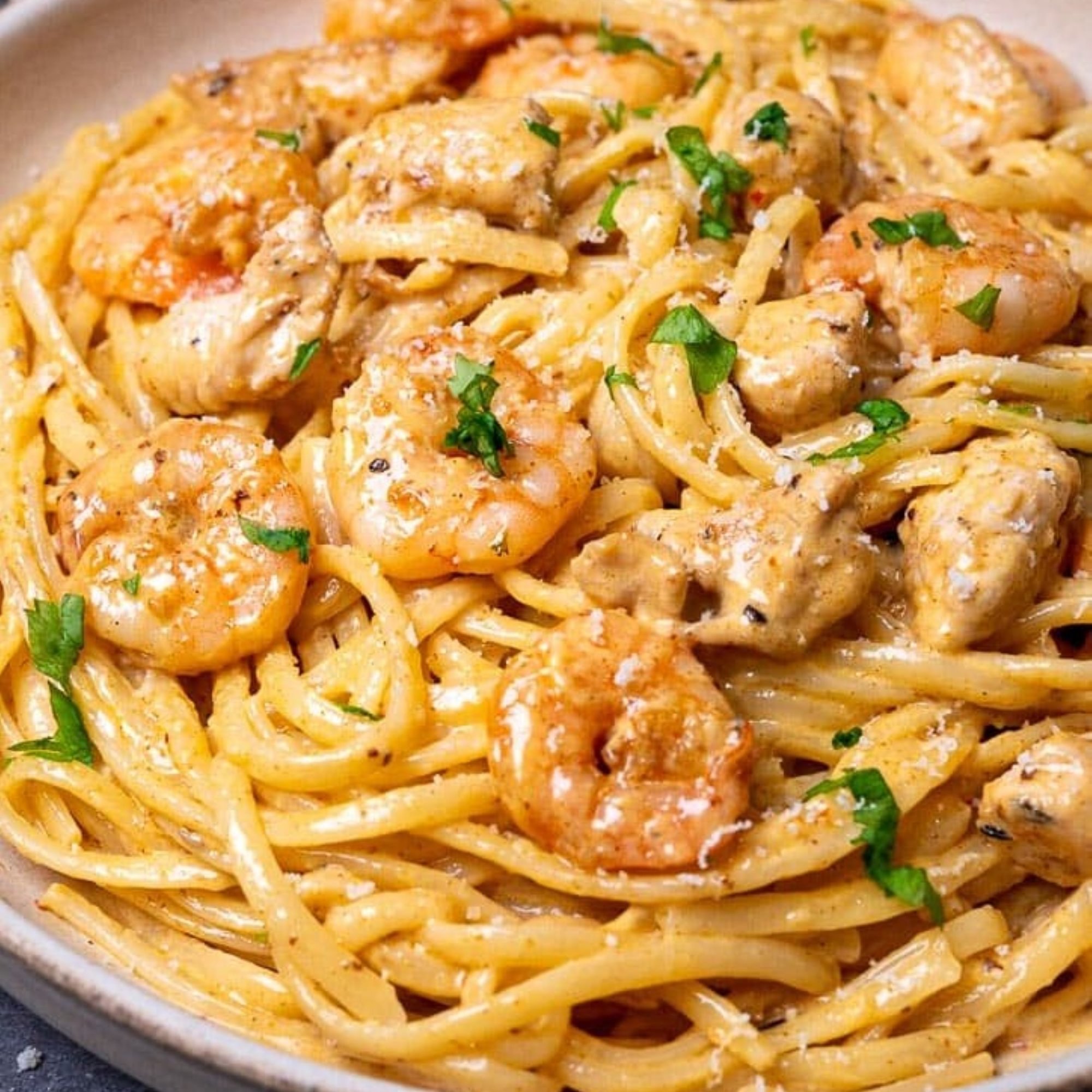 Curried Shrimp in Coconut Cream Sauce