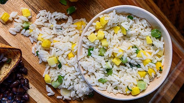 Coconut Mango Rice