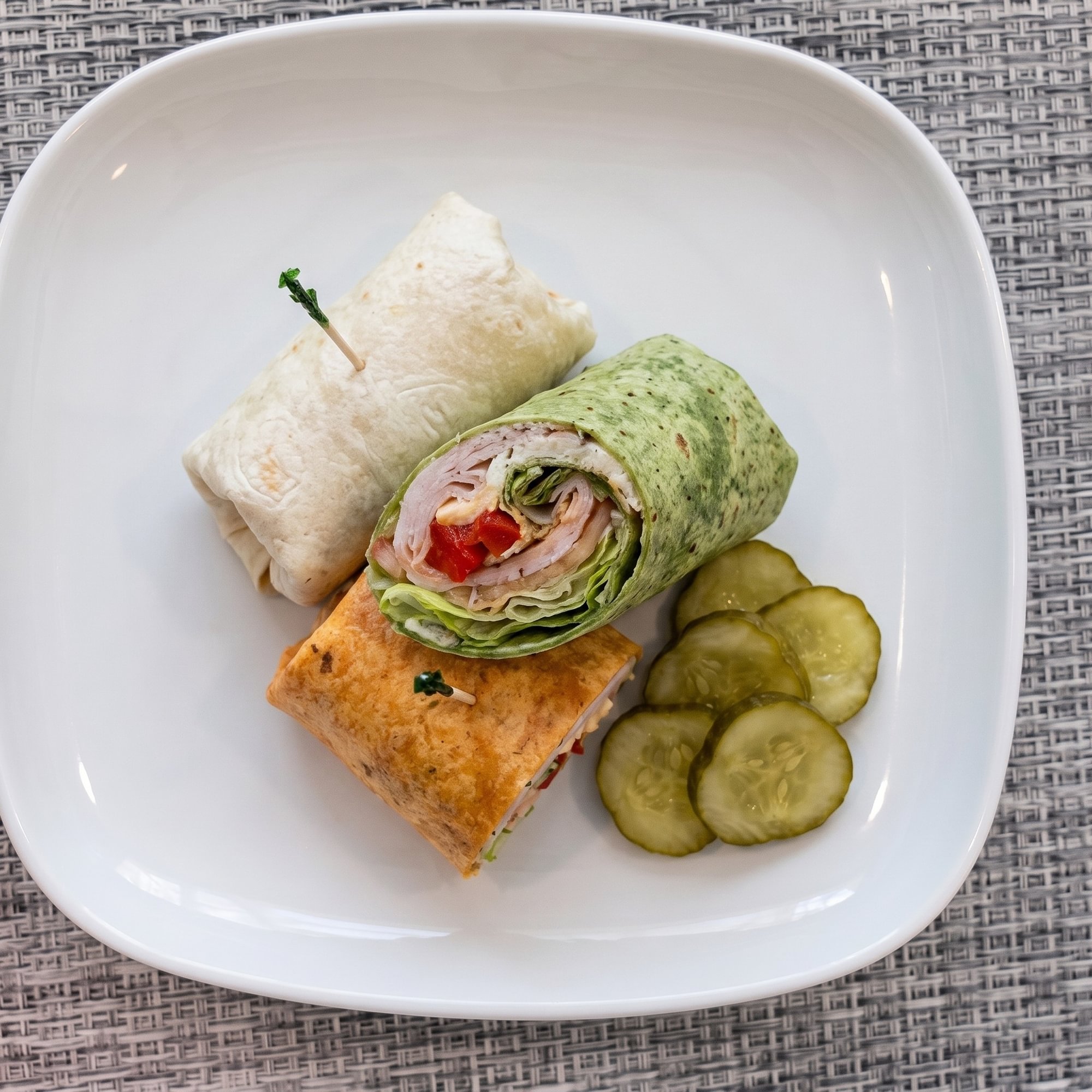 Ham And Honey Turkey Wrap