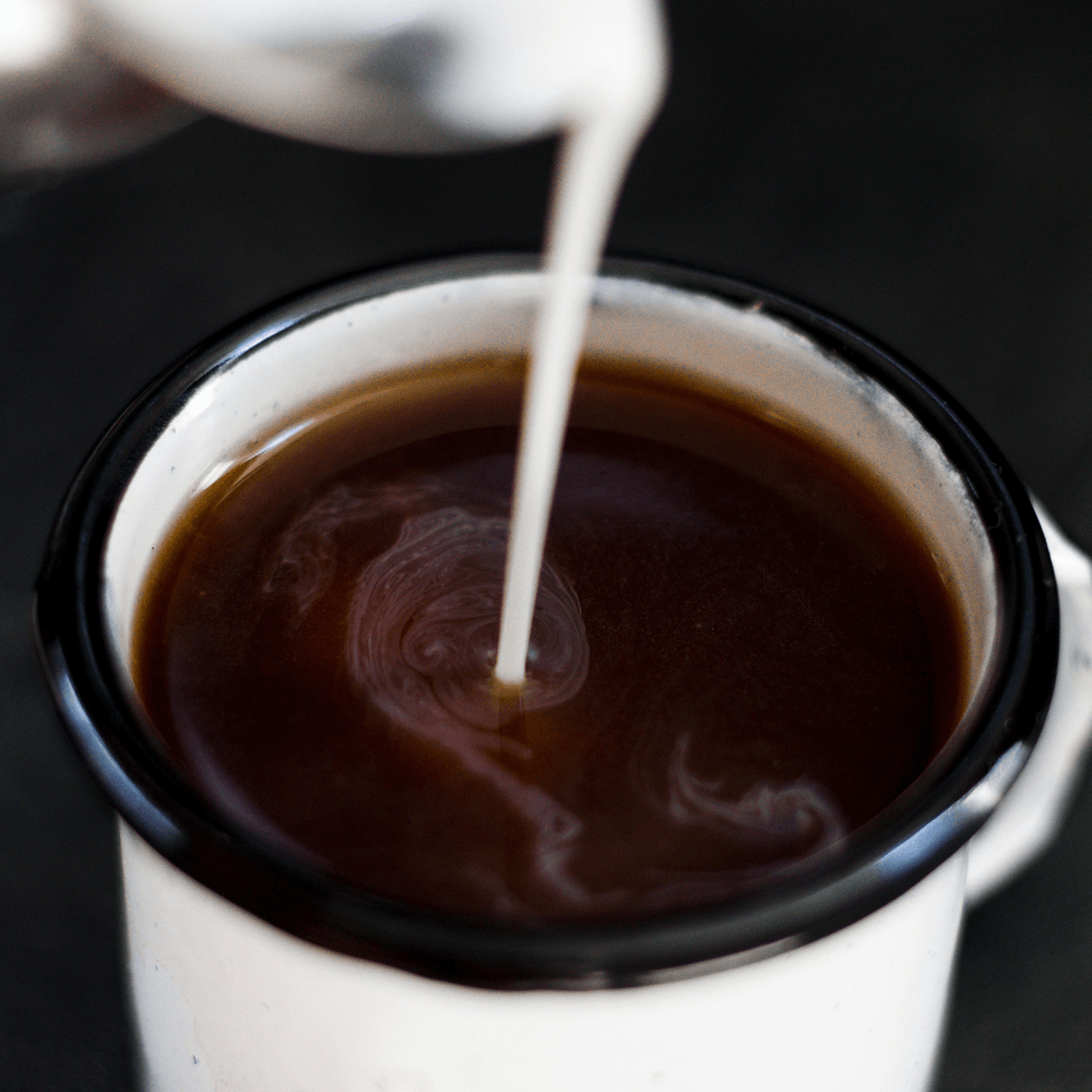 Black Drip Hot Coffee with Condensed Milk
