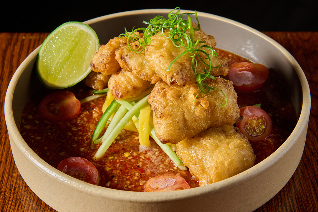 CRISPY COCONUT BLACK BASS
