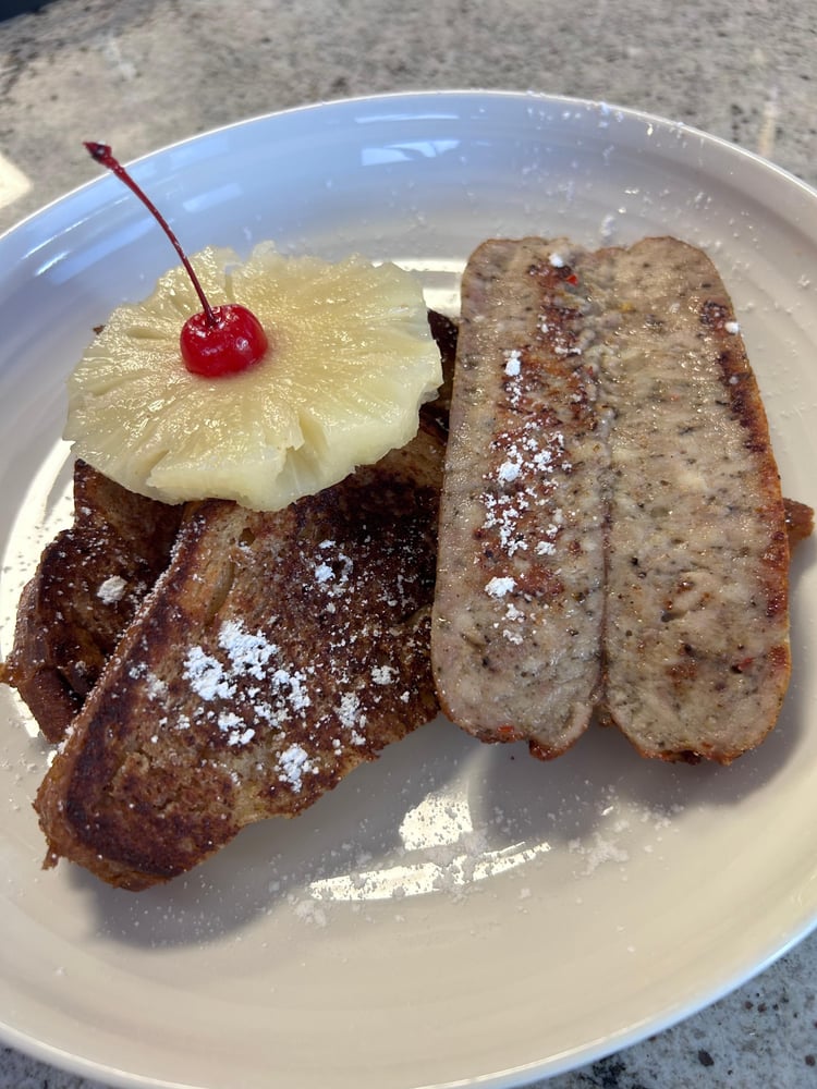 Kids French Toast & Chicken Sausage