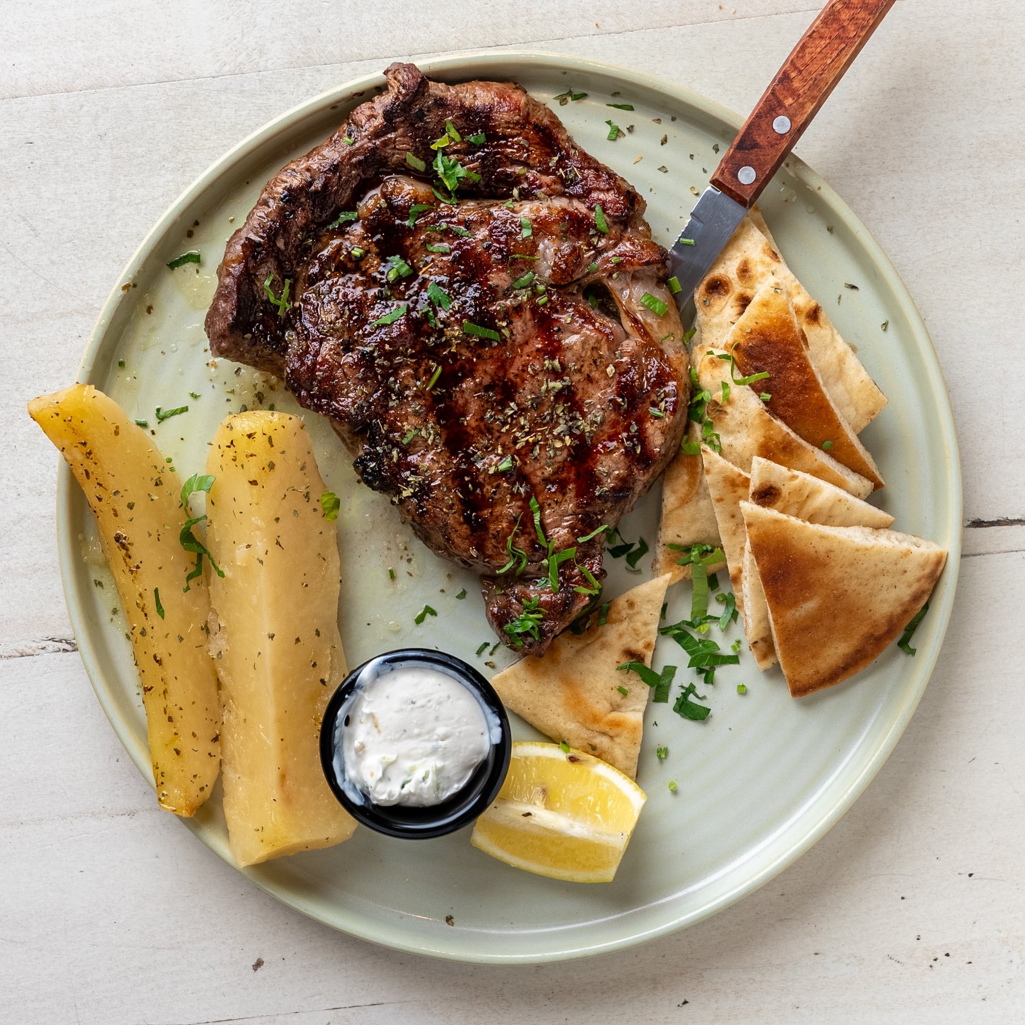 Grilled Rib-Eye Steak