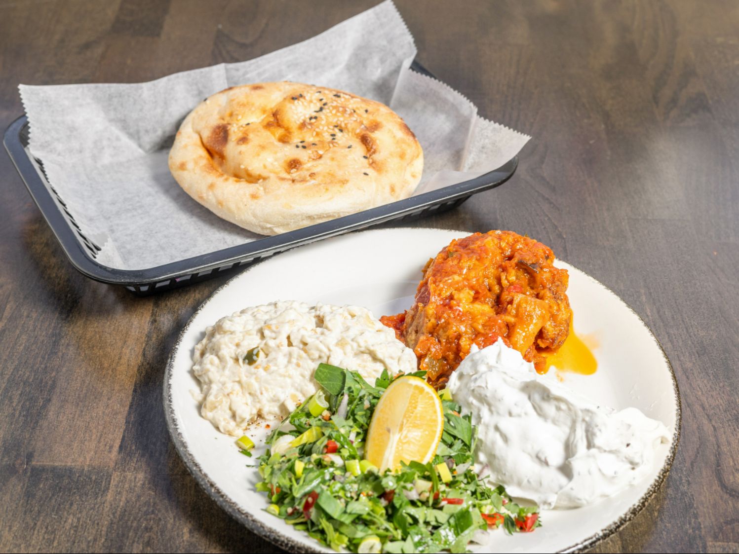 Mixed Vegetarian Plate (4 choices)