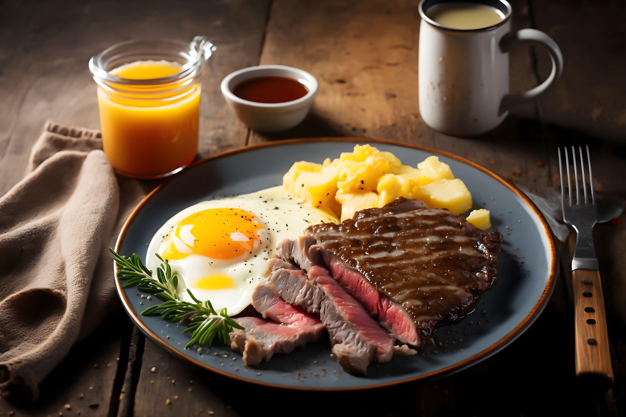 Skirt Steak & Eggs