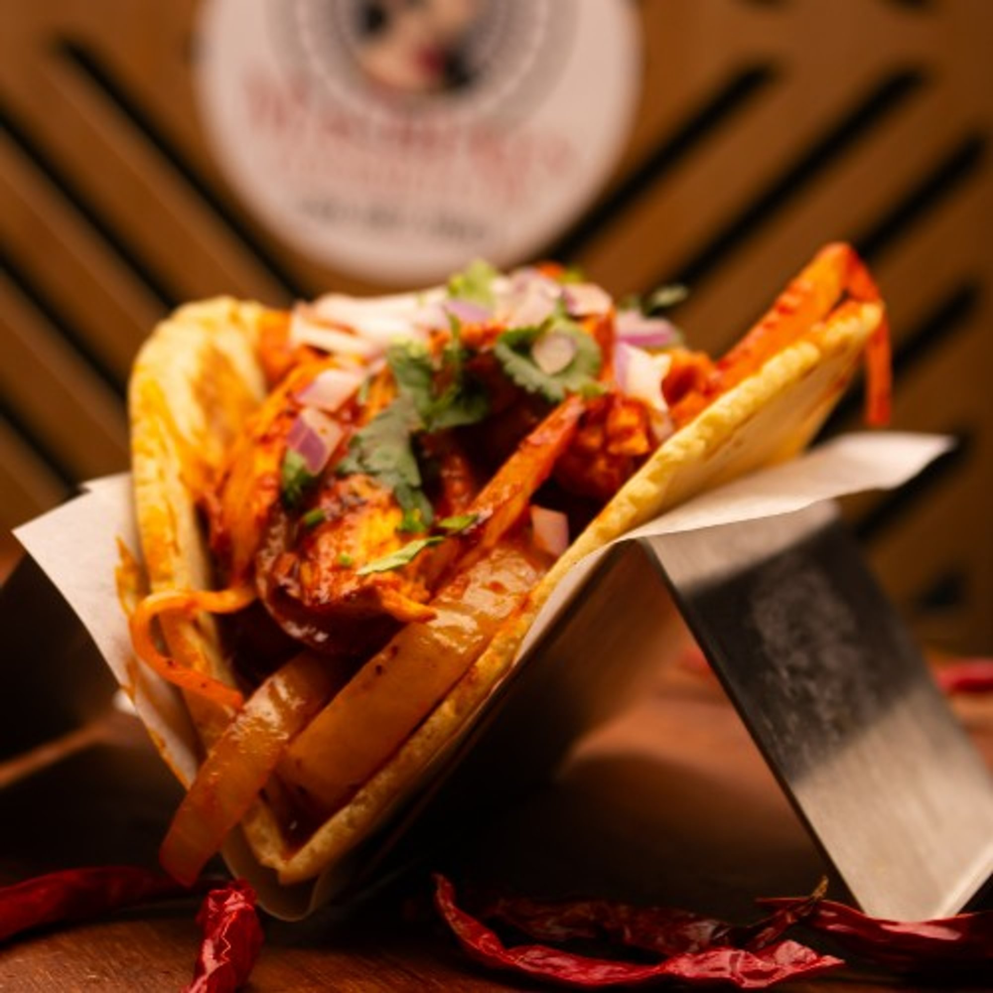 Tinga De Pollo Taco