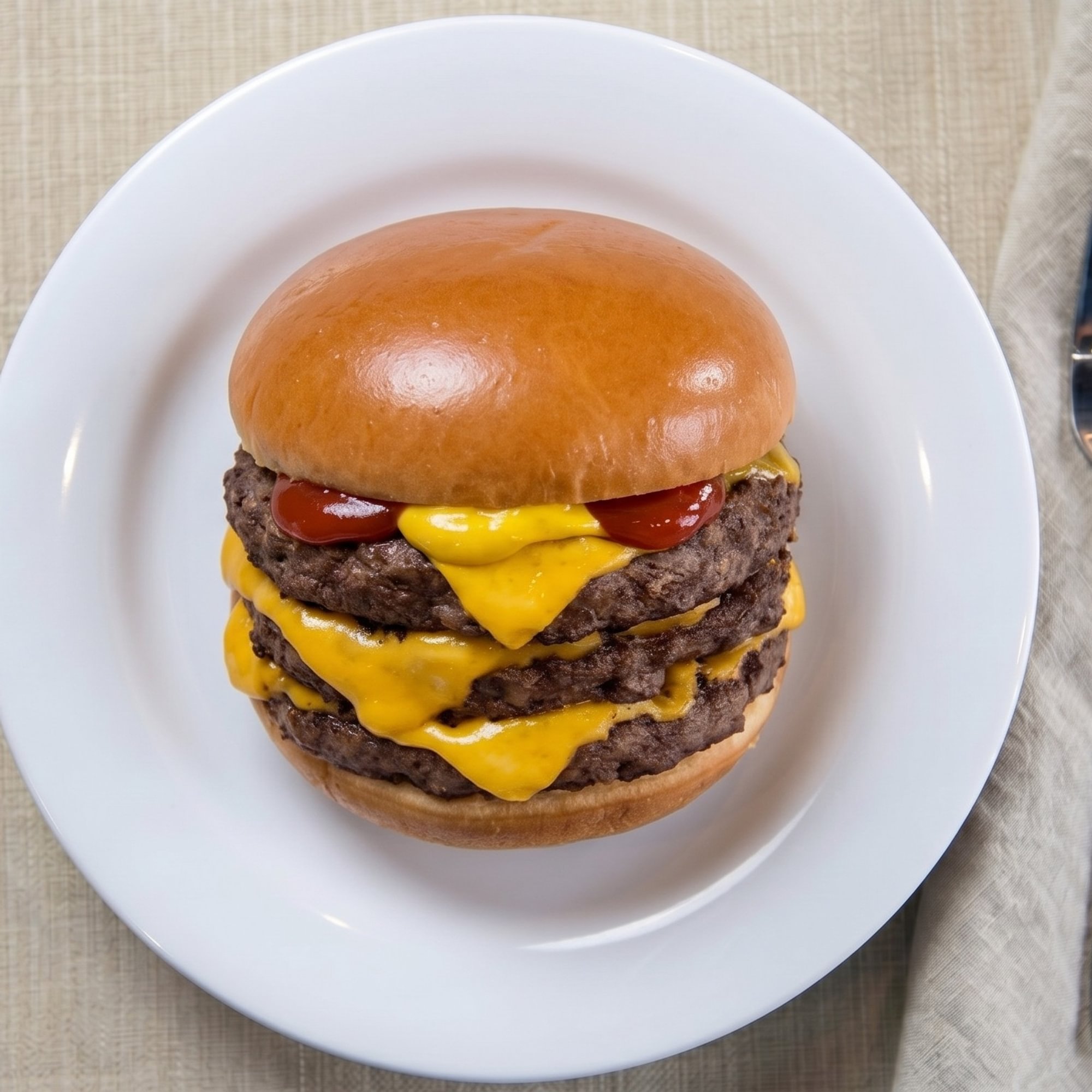 Triple Cheeseburger
