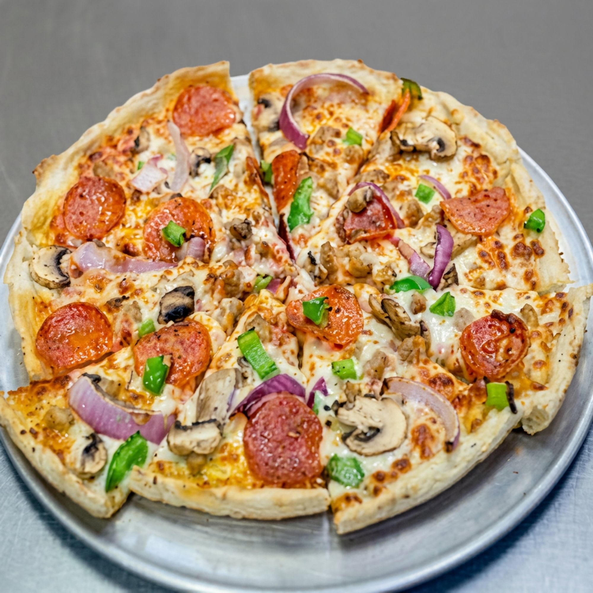 Fat Larry Supreme Pizza