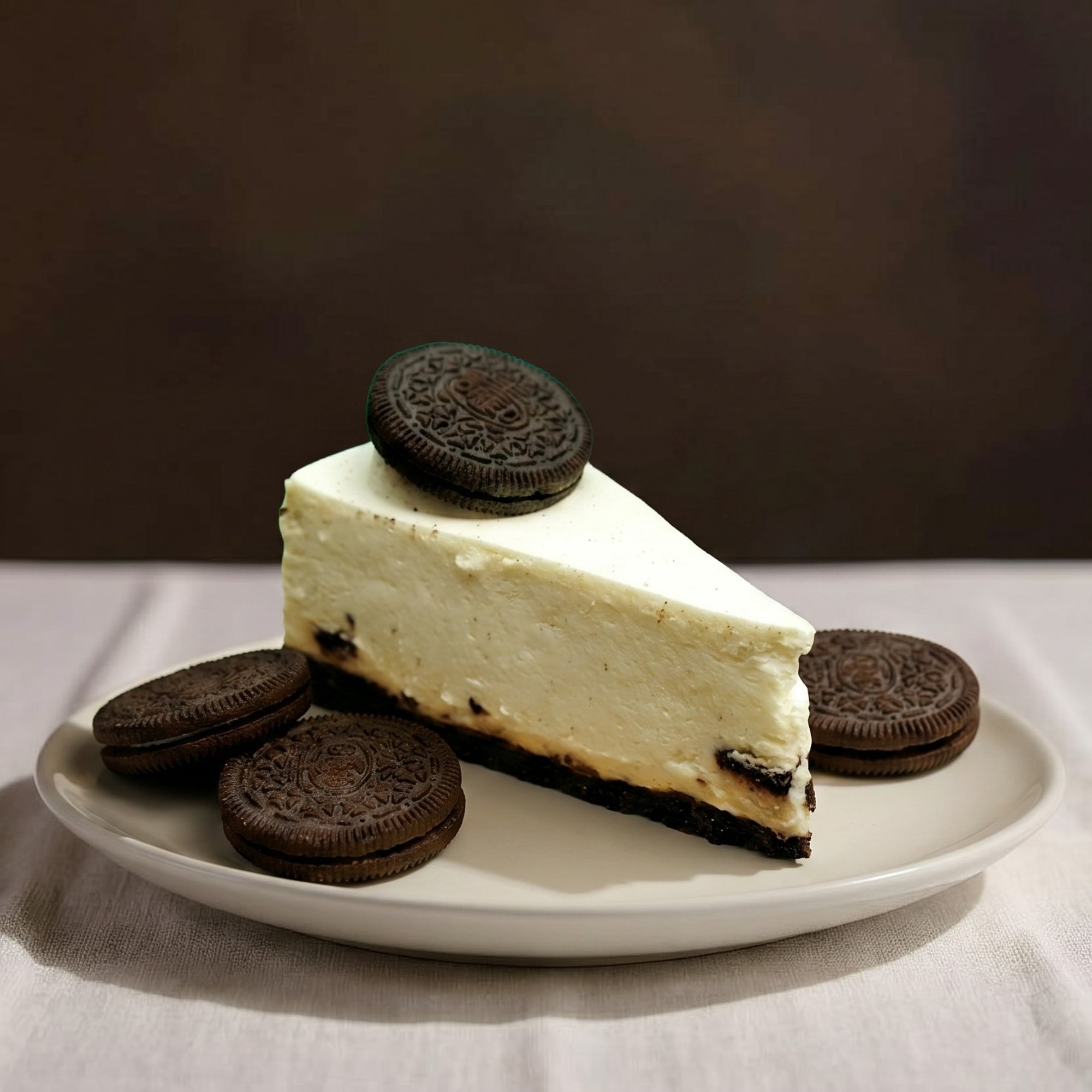 Oreo Cheesecake Slice