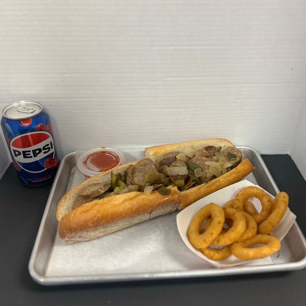 8" Sausage, Pepper & Onion Sandwich Meal Deal
