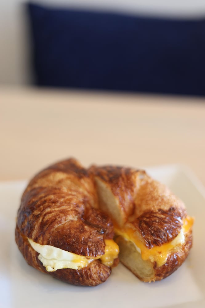 Croissant, Egg & Cheese
