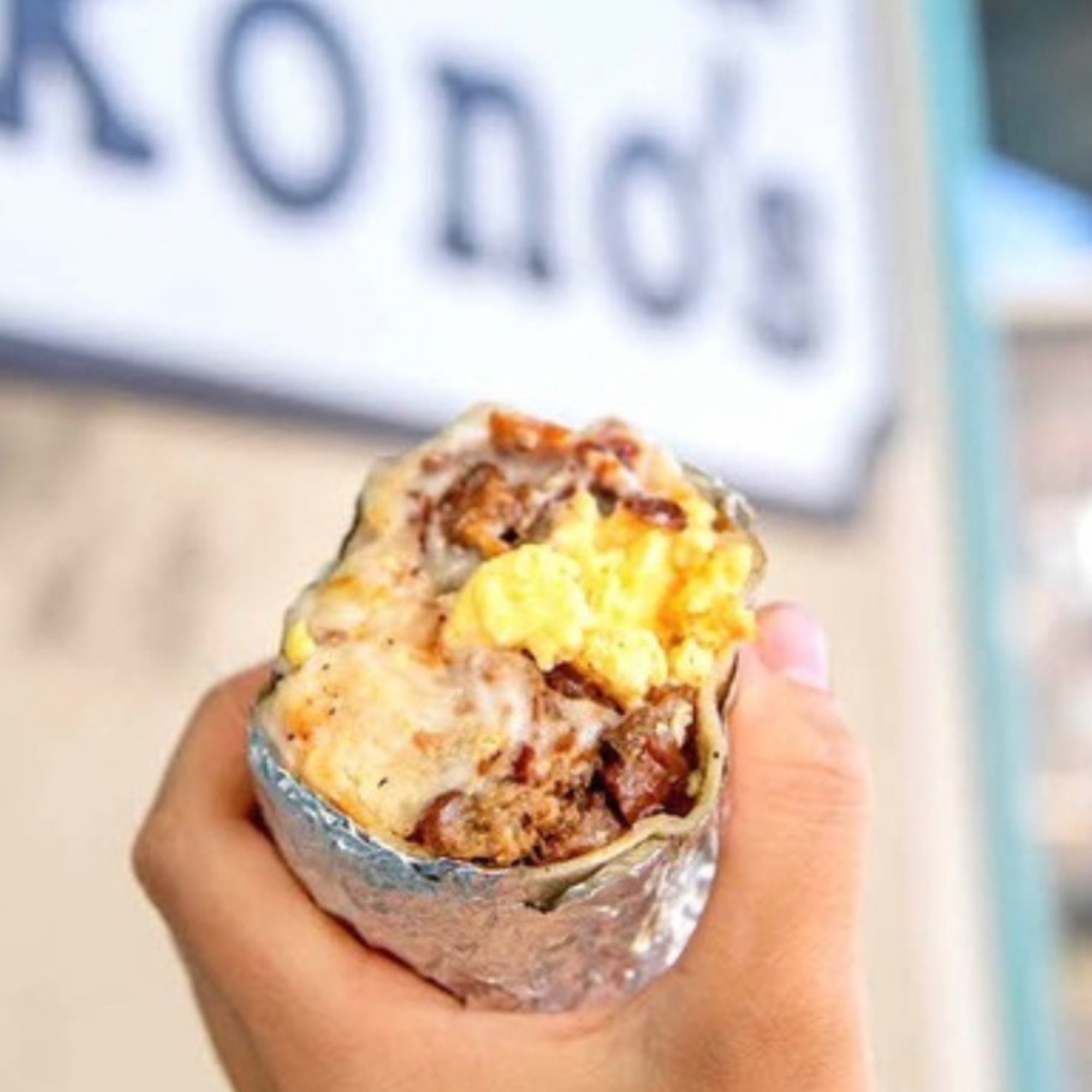 Biscuits & Gravy Burrito Bomber