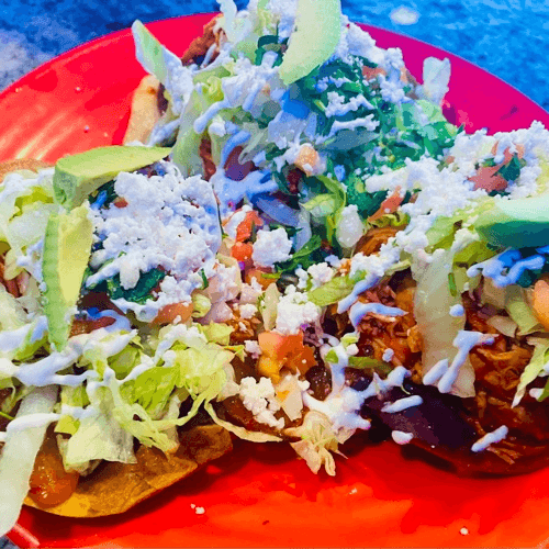 Fried Pork (Carnitas) Tostadas