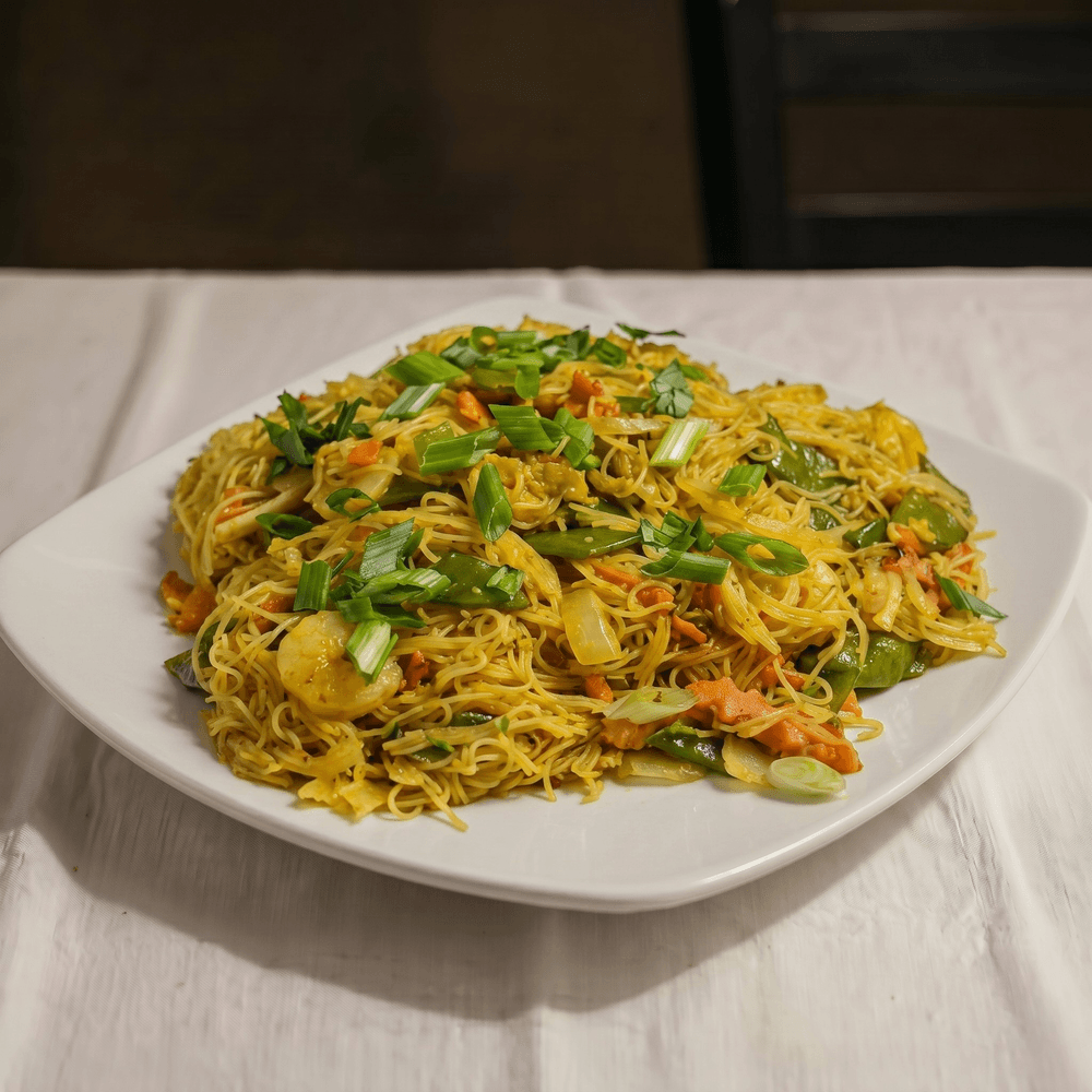 Singapore Style Chow Mai Fun