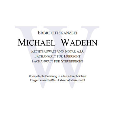 Logo von Erbrechtskanzlei Michael Wadehn