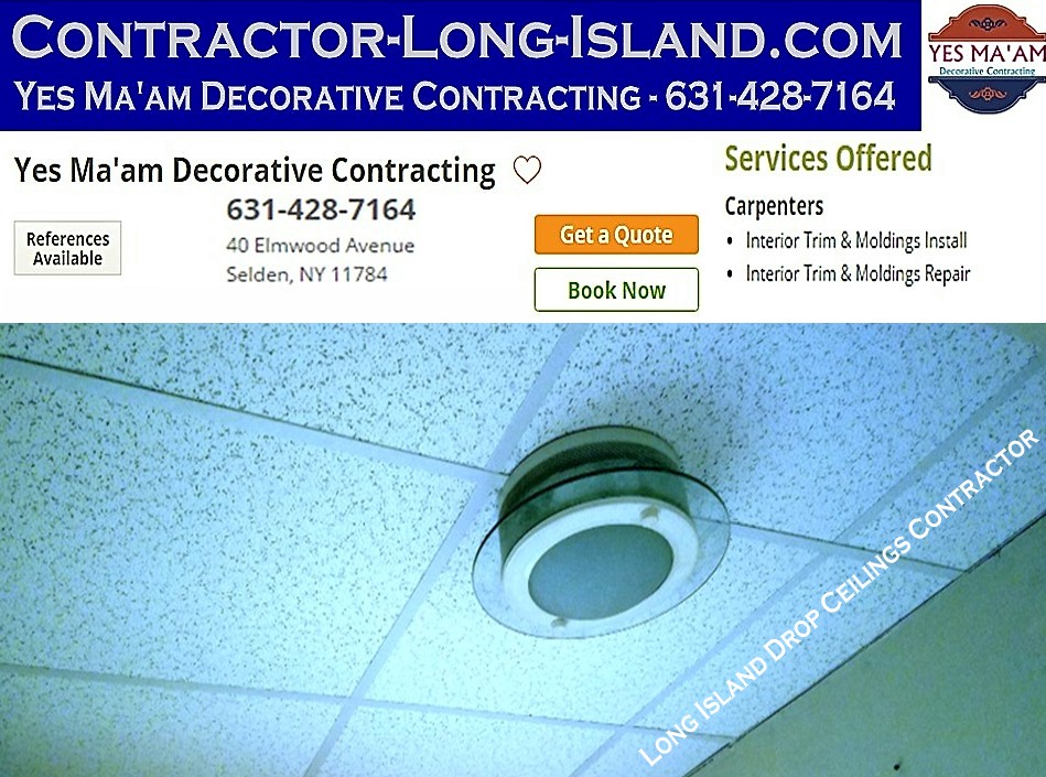 Acoustic Ceilings, Drop Ceilings | 631-428-7164 | Contractor Long Island